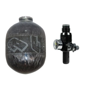 Butla HP 0,8l 4500psi PE "Stubby" Armotech UltraLite z regulatorem Dye LT