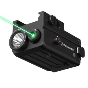 Latarka taktyczna 300 lm z celownikiem laserowym green